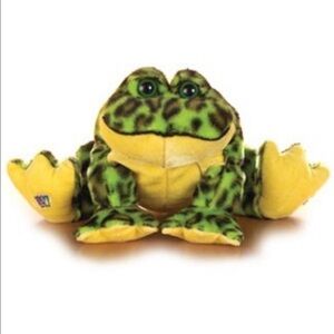 GANZ Webkinz Green Bullfrog 11” Plush Toy